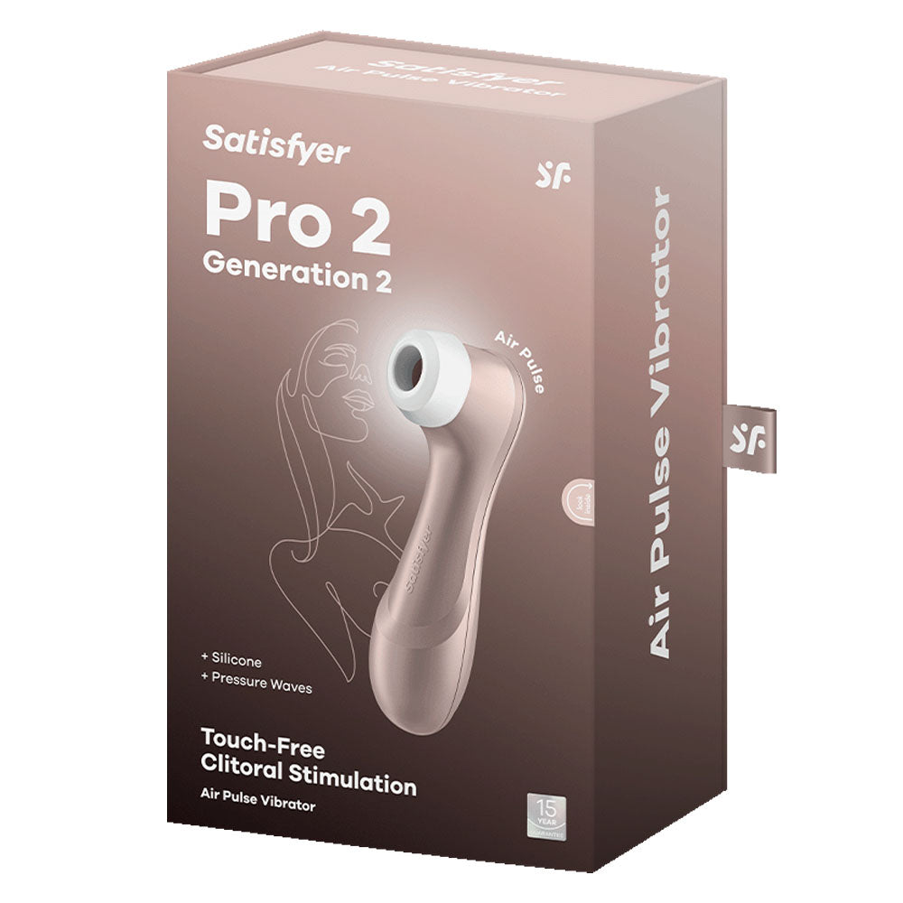Satisfyer Pro 2 - Rose Gold - Touch-Free USB-C Rechargeable Clitoral Stimulator